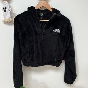 North Face Osito 1/4 Zip Hoodie Pullover
